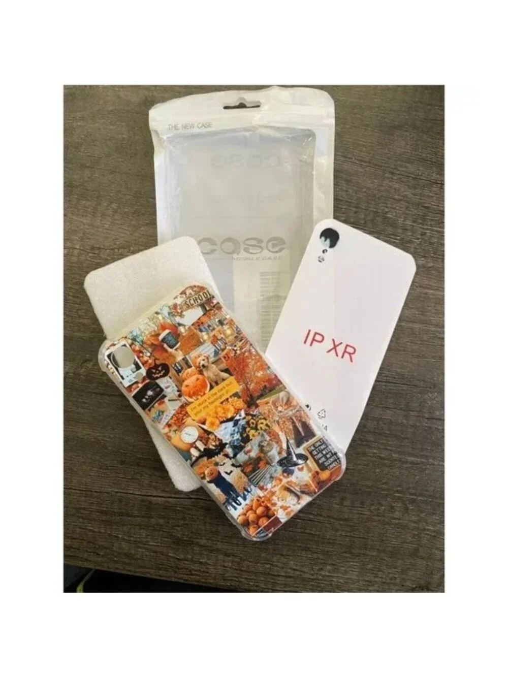 Autumn Aesthetic Collage Case for iPhone XR – Fall Pumpkins, Leaves, Cottagecore